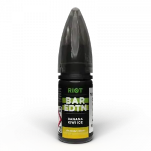Banana Kiwi Ice Nic Salt E-Liquid by Riot Squad bar Edition 10ml